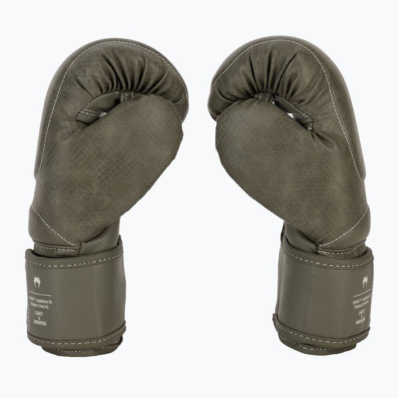 Boxkesztyűk Venum Impact Evo Scales Boxing army green 4
