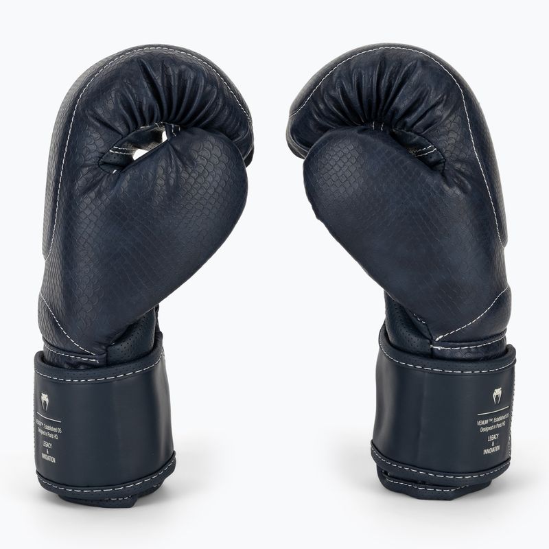 Bokszkesztyűk Venum Impact Evo Scales Boxing midnight blue 4