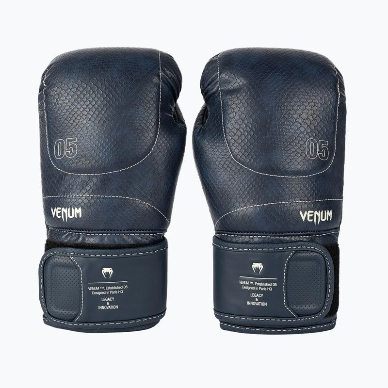 Bokszkesztyűk Venum Impact Evo Scales Boxing midnight blue 2