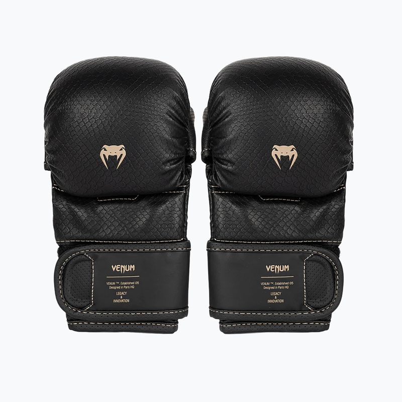 MMA sparringkesztyűk Venum Impact Evo Scales MMA black