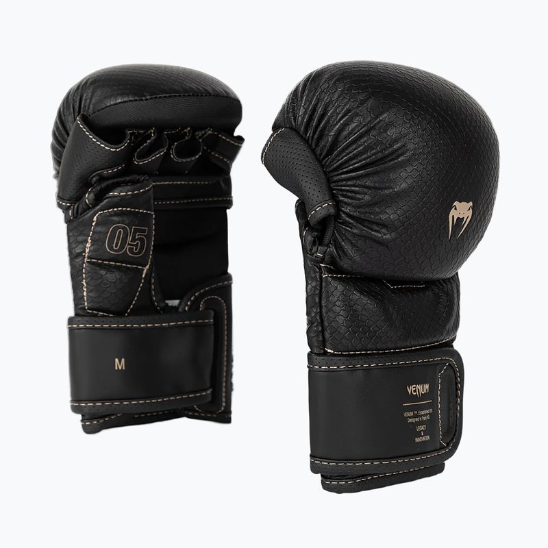 MMA sparringkesztyűk Venum Impact Evo Scales MMA black 2