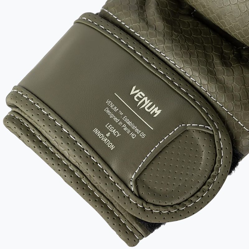 MMA sparringkesztyűk Venum Impact Evo Scales MMA army green 5