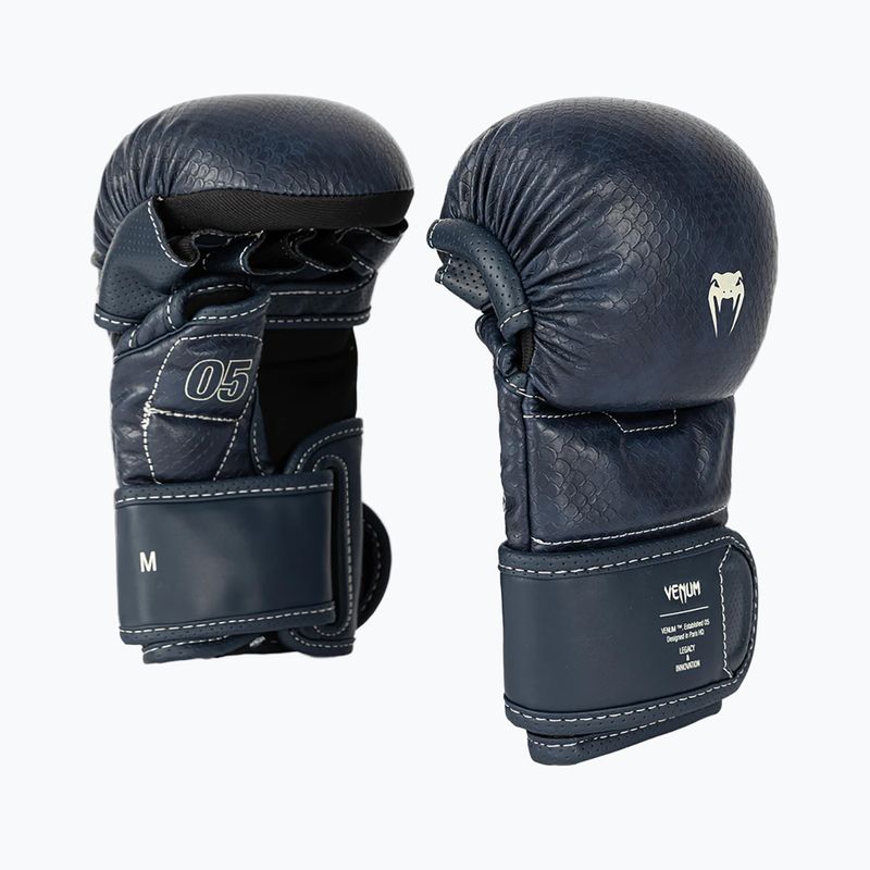 MMA kesztyűk Venum Impact Evo Scales MMA midnight blue 2