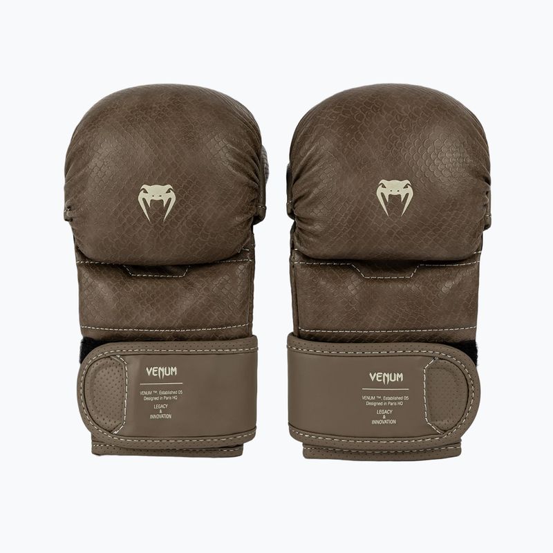 MMA sparringkesztyűk Venum Impact Evo Scales MMA brown