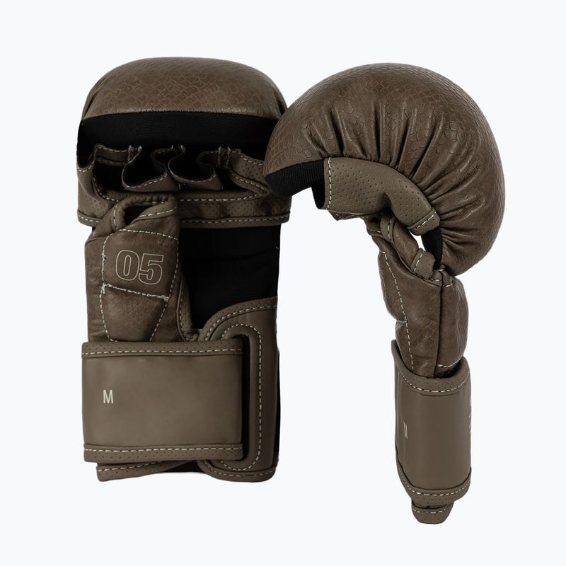 MMA sparringkesztyűk Venum Impact Evo Scales MMA brown 4