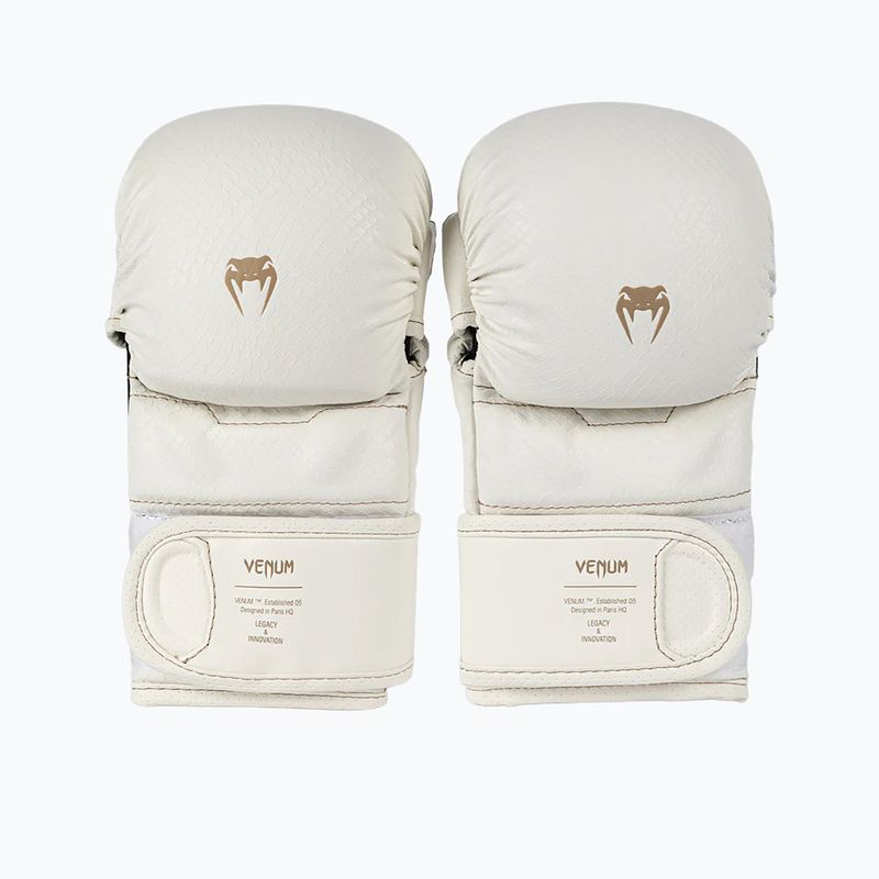 MMA sparringkesztyűk Venum Impact Evo Scales MMA ivory