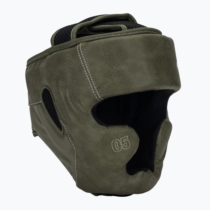 Box fejvédő Venum Impact Evo Scales Headgear army green
