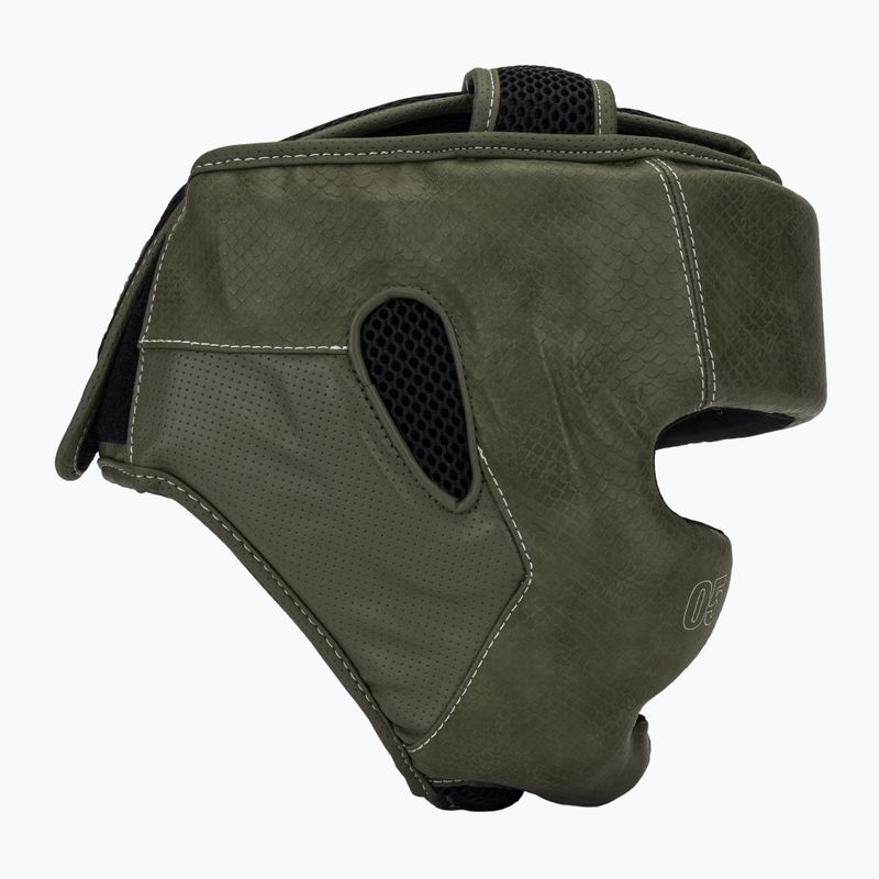 Box fejvédő Venum Impact Evo Scales Headgear army green 2