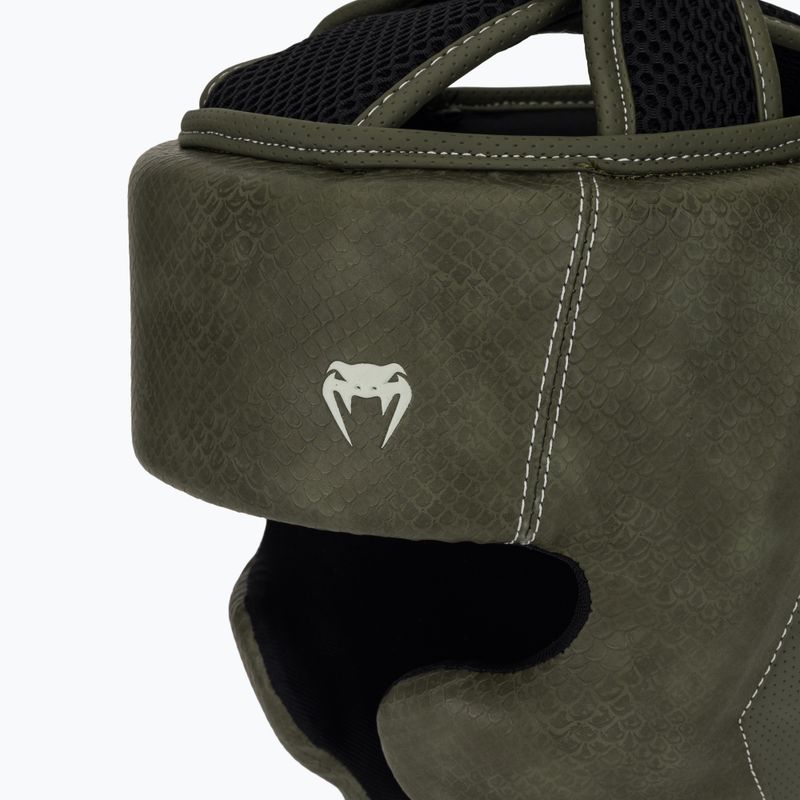 Box fejvédő Venum Impact Evo Scales Headgear army green 4