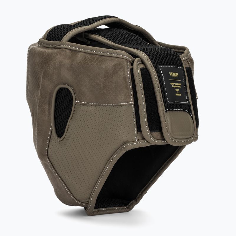 Boksz fejvédő Venum Impact Evo Scales Headgear brown 3