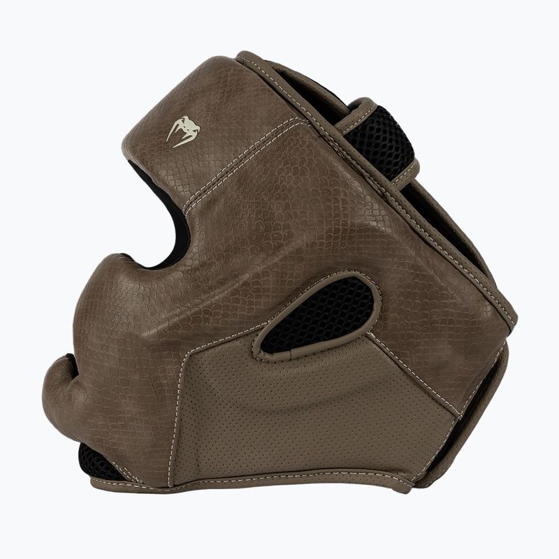 Boksz fejvédő Venum Impact Evo Scales Headgear brown 4