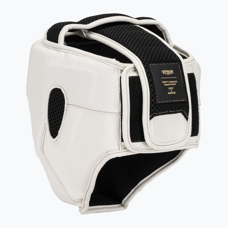 Boksz fejvédő Venum Impact Evo Scales Headgear ivory 3