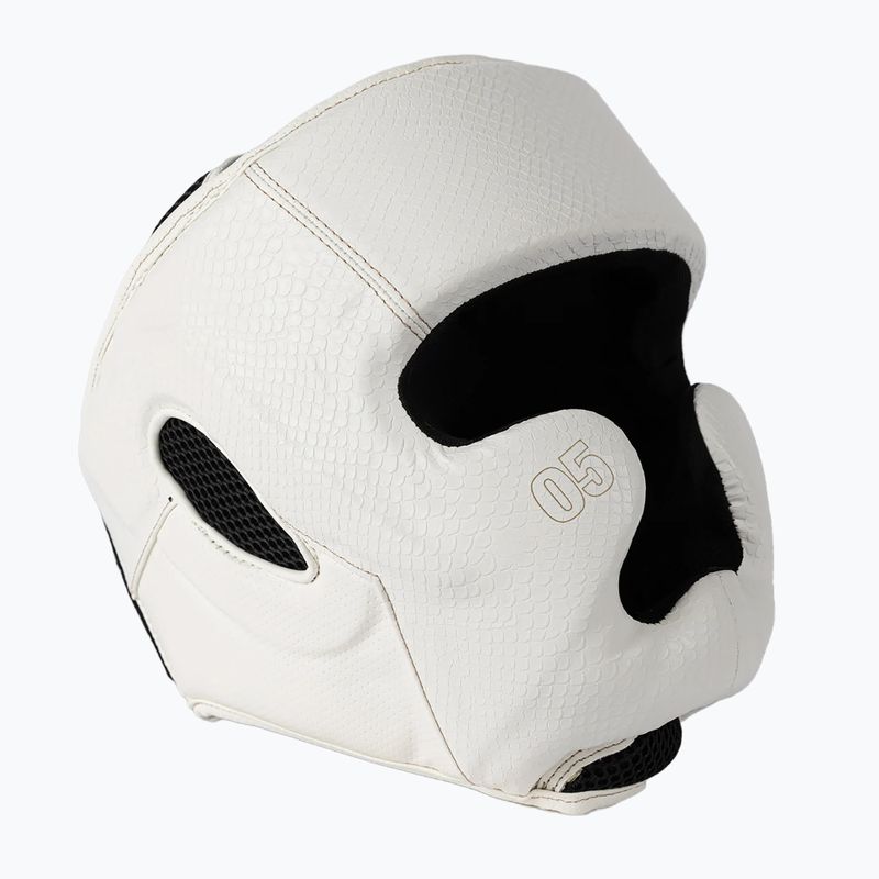Boksz fejvédő Venum Impact Evo Scales Headgear ivory 2