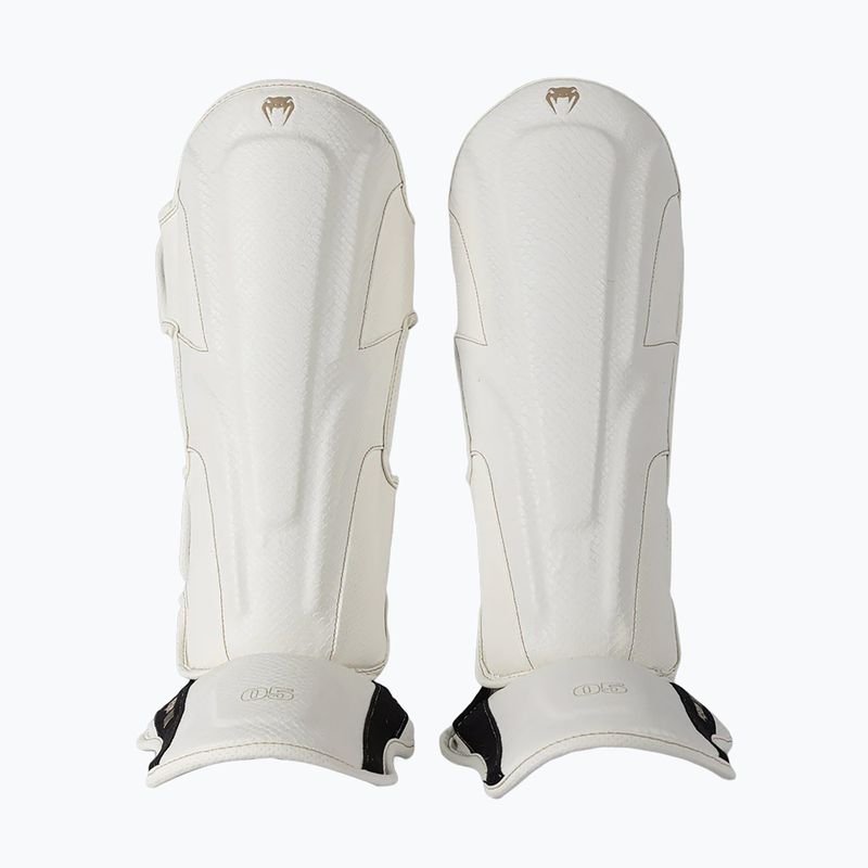 Sípcsont- és lábfejvédők Venum Impact Evo Scales Shinguards ivory