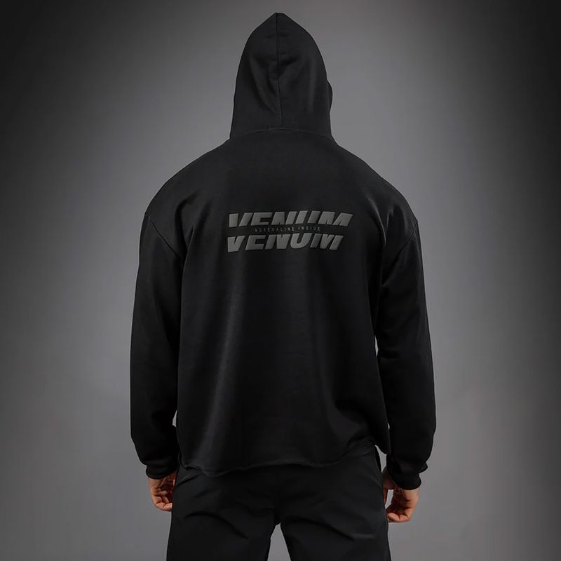 Férfi pulóver Venum Divide Hoodie fekete 2