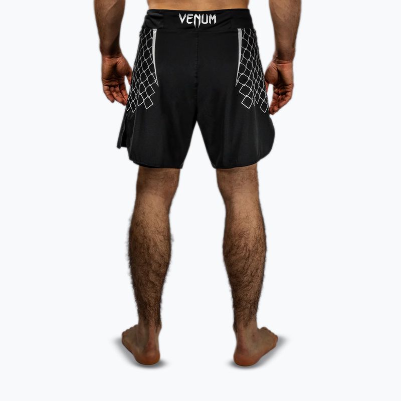 Férfi edzőshort Venum X WOW FC fekete/ezüst szürke 3