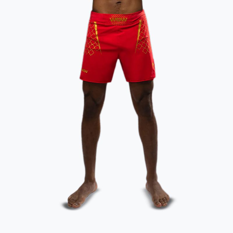 Férfi edzőnadrág Venum X WOW FC fury red/gold