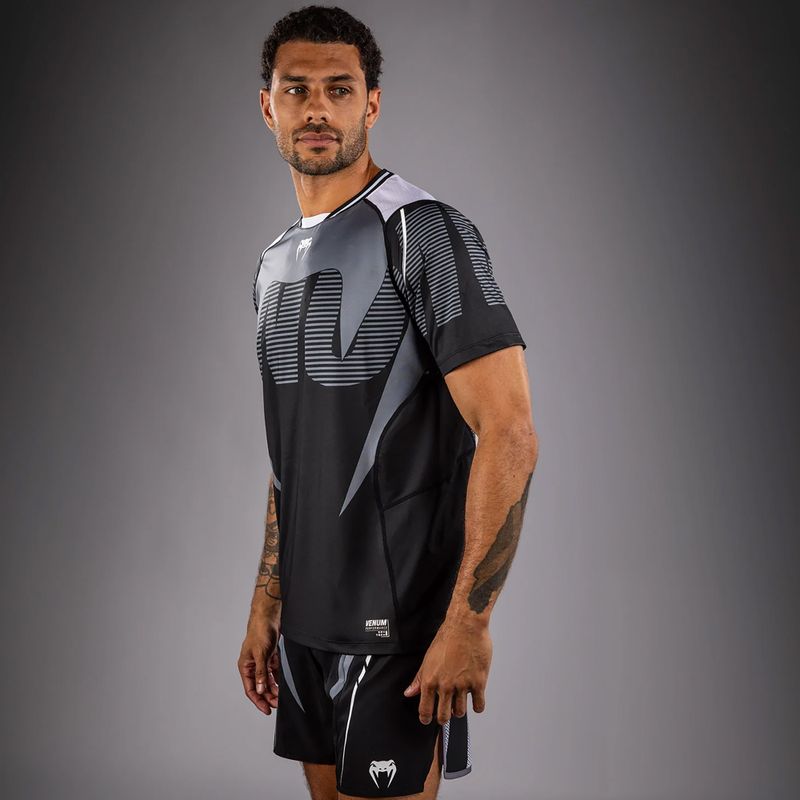 Férfi póló Venum Adrenaline Dry-tech black/silver grey 4