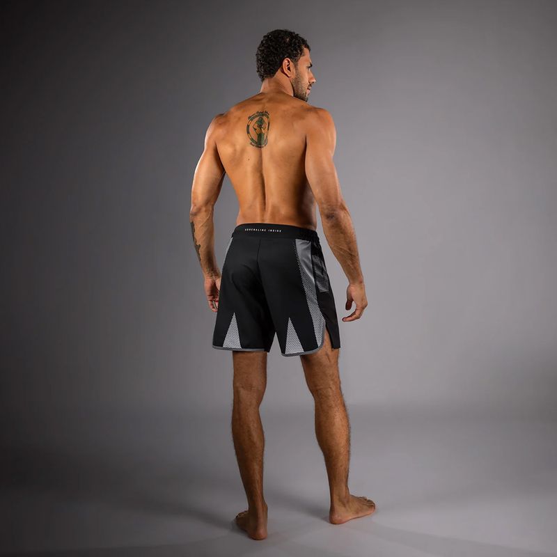 Férfi edzőshort Venum Adrenaline Fight black/silver grey 3