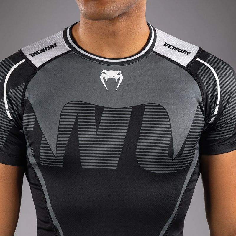 Férfi rashguard Venum Adrenaline Rashguard black/silver grey 5