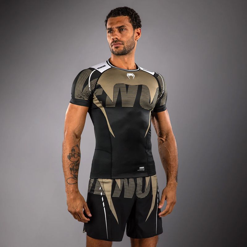 Férfi rashguard Venum Adrenaline Rashguard black/sand 4