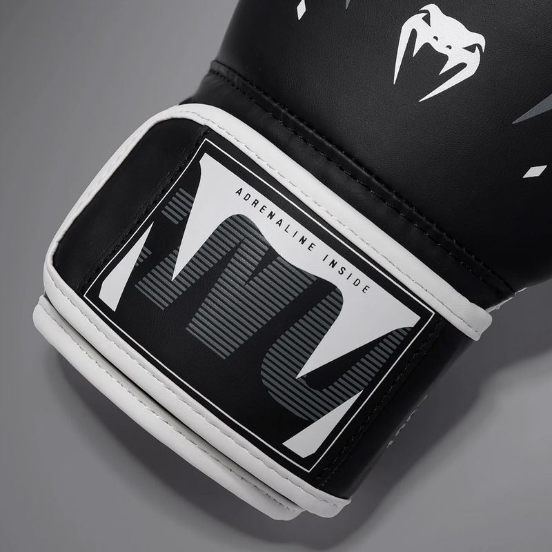 Bokszkesztyűk Venum Adrenaline Boxing black/silver grey 4
