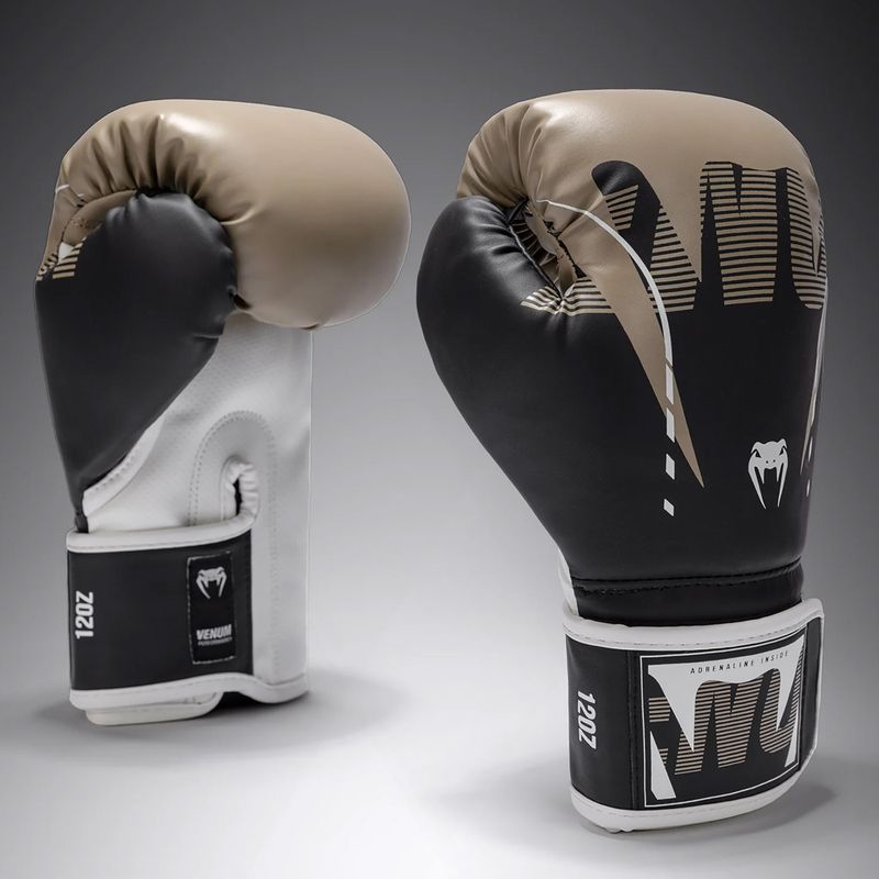 Bokszkesztyűk Venum Adrenaline Boxing black/sand 2