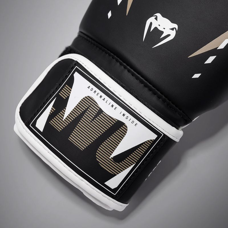 Bokszkesztyűk Venum Adrenaline Boxing black/sand 4