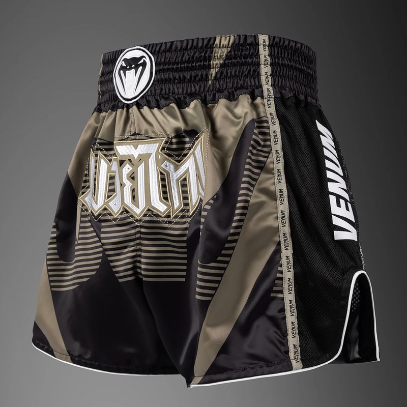 Férfi edzőshort Venum Adrenaline Muay Thai black/sand 2
