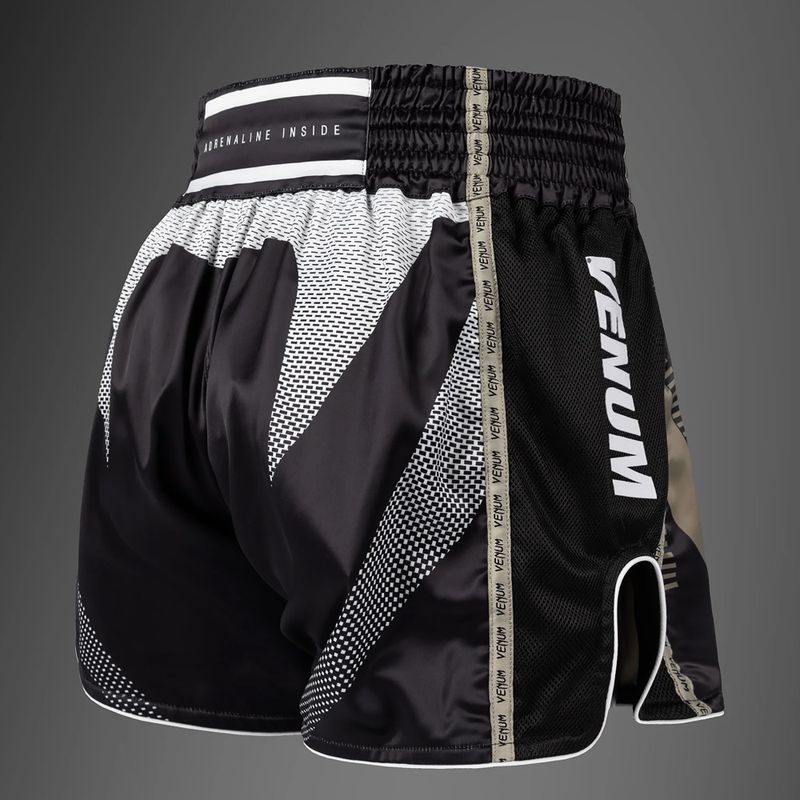 Férfi edzőshort Venum Adrenaline Muay Thai black/sand 4