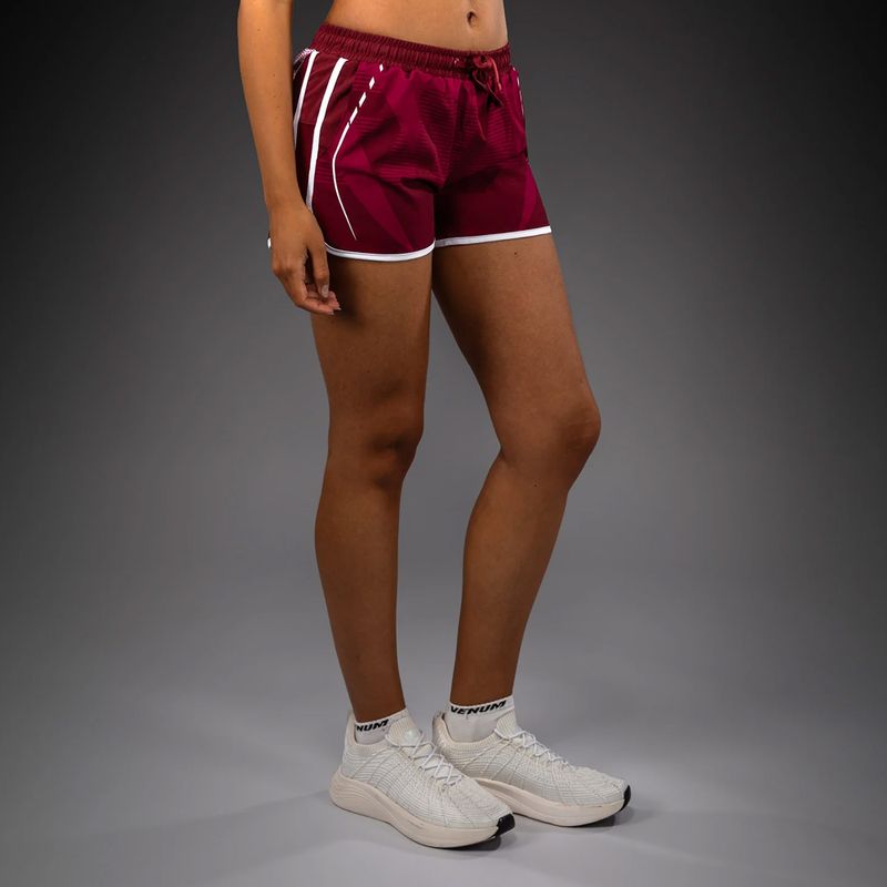Női edzőshort Venum Adrenaline Training burgundy/pink 3