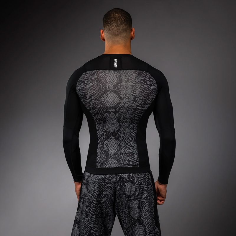 Férfi hosszú ujjú rashguard Venum G-Fit Scales Rashguard black/charcoal grey 2