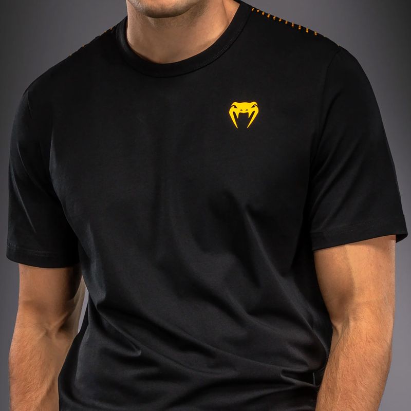 Férfi póló Venum Quetzal Fury black/fury red/tangerine 3