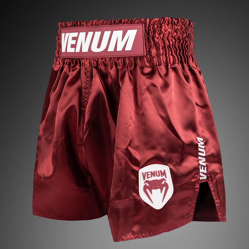 Férfi edzős rövidnadrág Venum Classic Evo Muay Thai burgundy 3