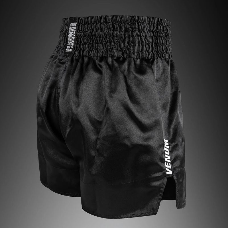 Férfi edzőshort Venum Classic Evo Muay Thai black/white 4