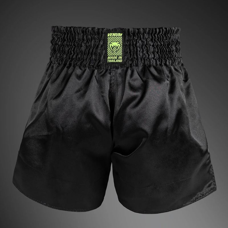 Férfi edző rövidnadrág Venum Classic Evo Muay Thai black/neon yellow 2