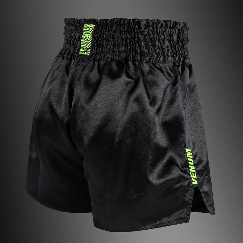 Férfi edző rövidnadrág Venum Classic Evo Muay Thai black/neon yellow 4