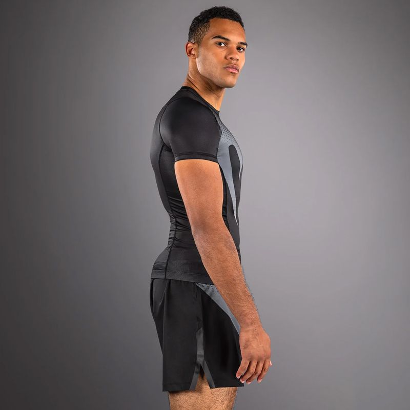 Férfi rashguard Venum No Gi Rashguards black/silver grey 4