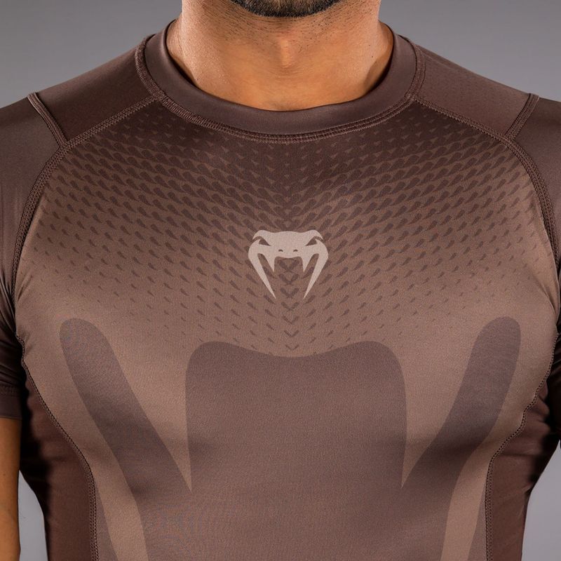 Férfi rashguard Venum No Gi Rashguards chocolate brown 5