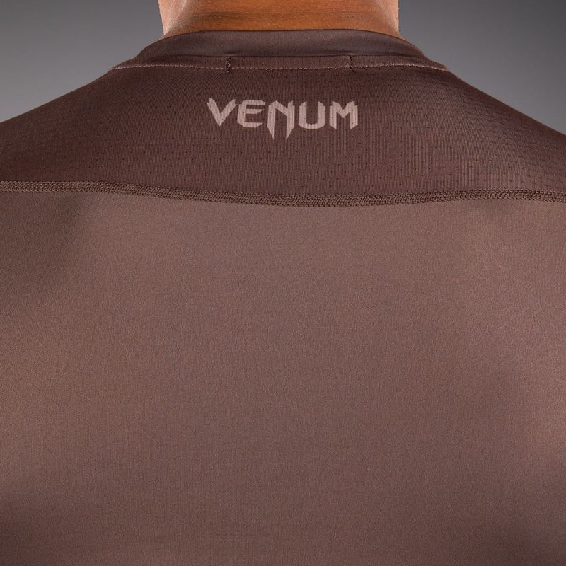 Férfi rashguard Venum No Gi Rashguards chocolate brown 6