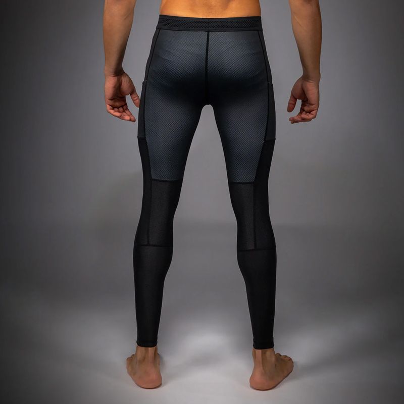 Férfi edzőleggings Venum No Gi Spats black/silver grey 3