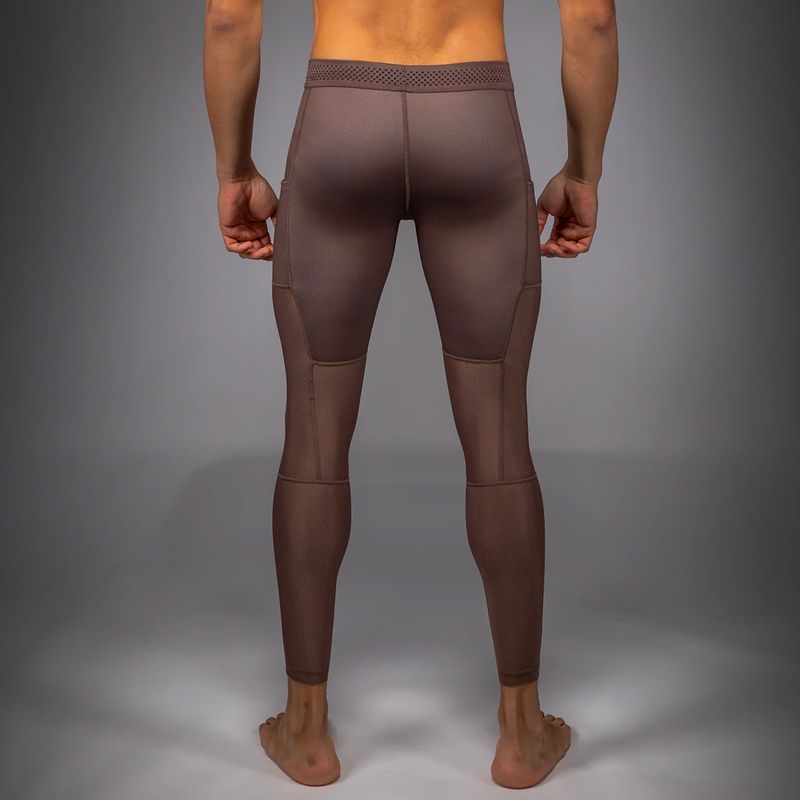 Férfi sportleggings Venum No Gi Spats chocolate brown 3