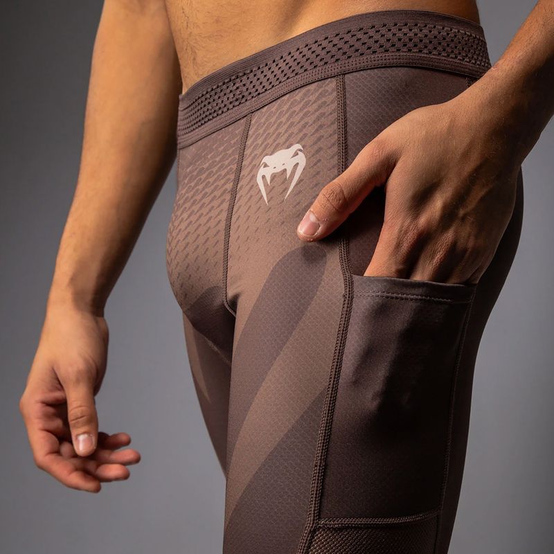 Férfi sportleggings Venum No Gi Spats chocolate brown 5