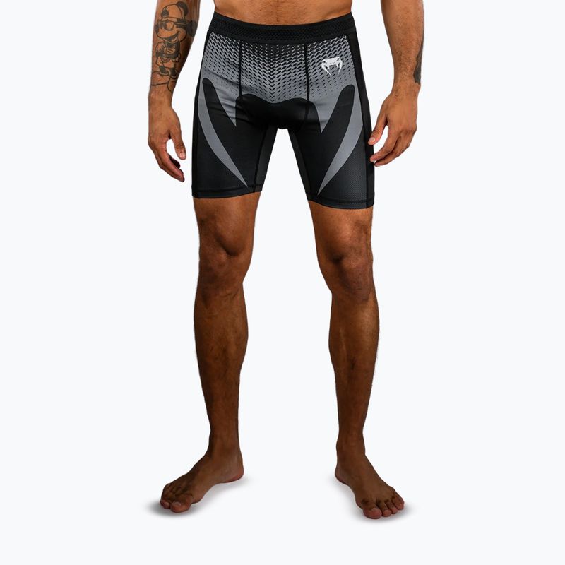 Férfi edzőshort Venum No Gi Vale Tudo black/silver grey