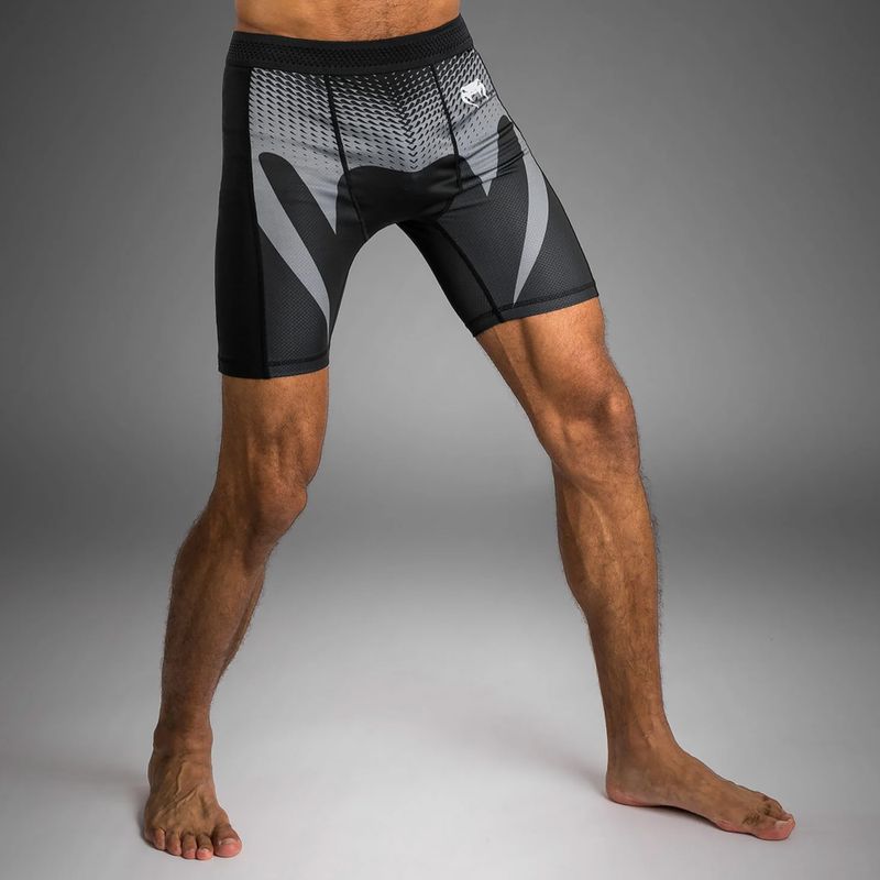 Férfi edzőshort Venum No Gi Vale Tudo black/silver grey 5
