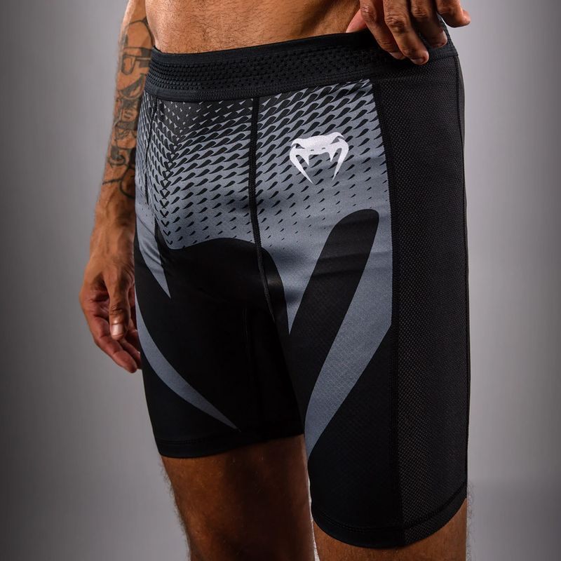 Férfi edzőshort Venum No Gi Vale Tudo black/silver grey 6