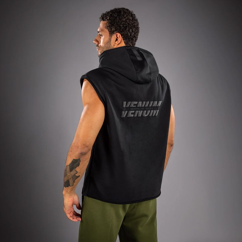 Férfi kapucnis pulóver Venum Divide Sleeveless Hoodie black 3