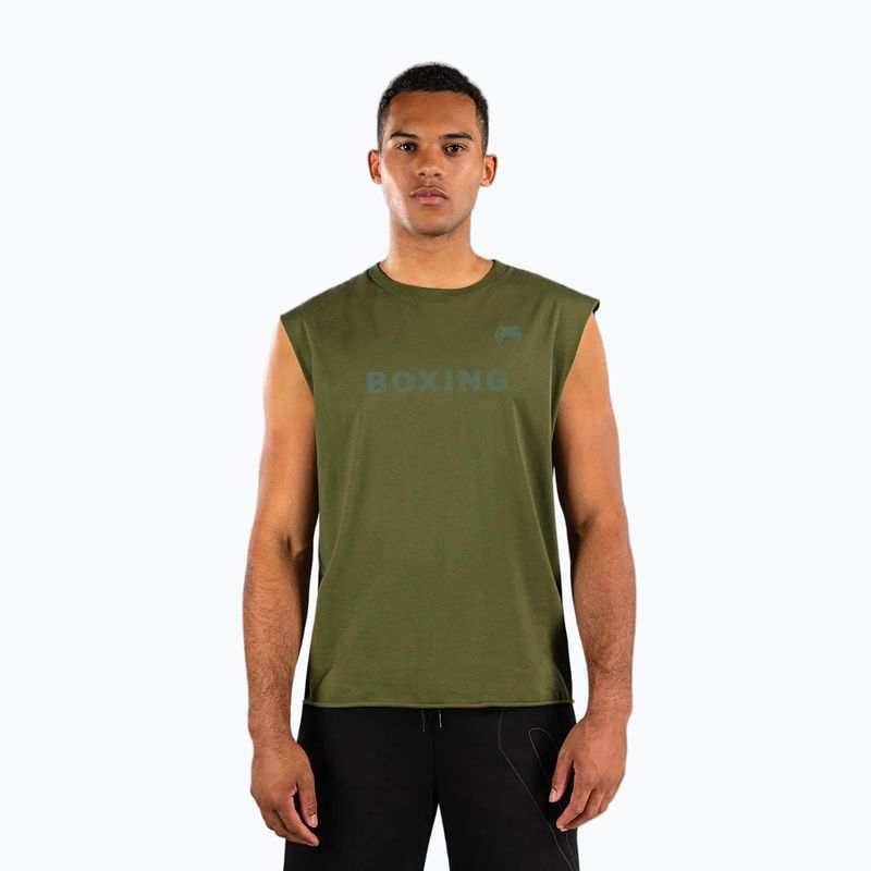 Férfi trikó Venum Boxing VT Sleeveless military green