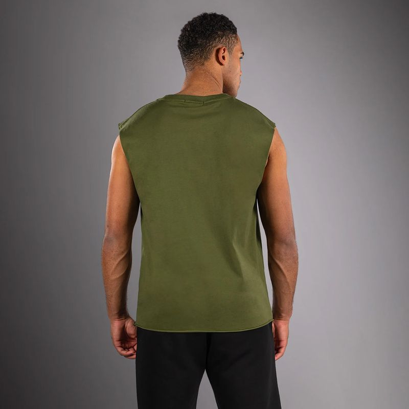 Férfi póló Venum Muay Thai VT military green 3