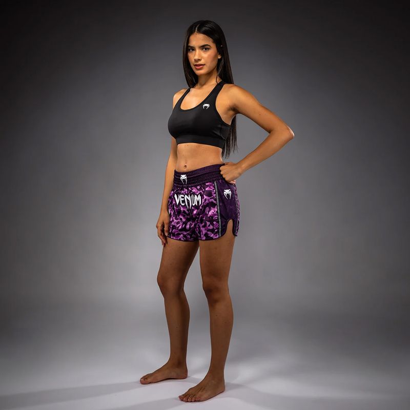 Női edzőshort Venum Iris Muay Thai plum/pink 2